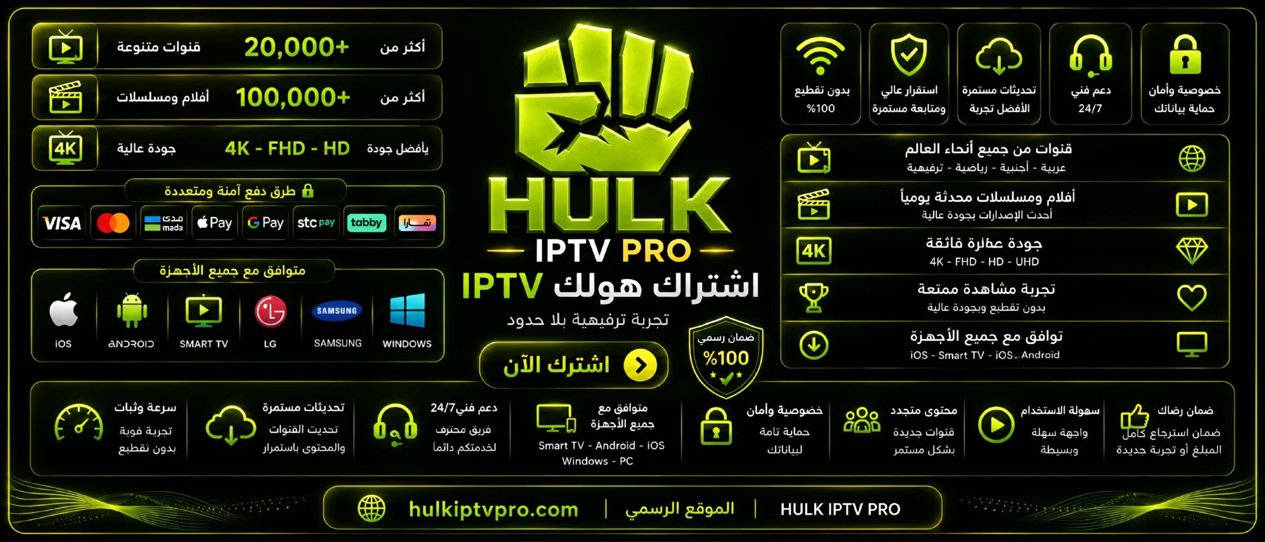 اشتراك هولك IPTV